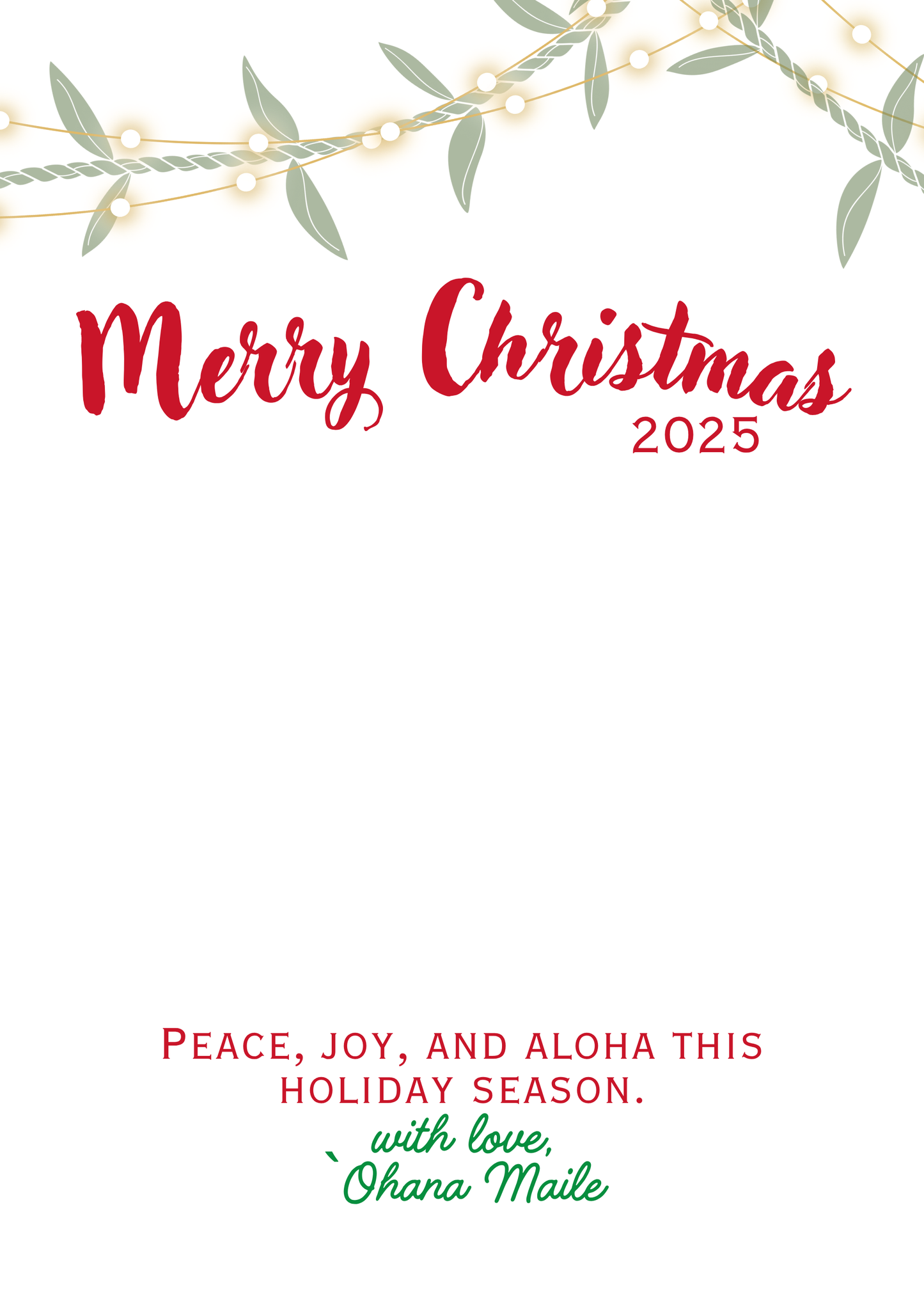 Christmas Card & Custom Photo Magnets (2”X2”)