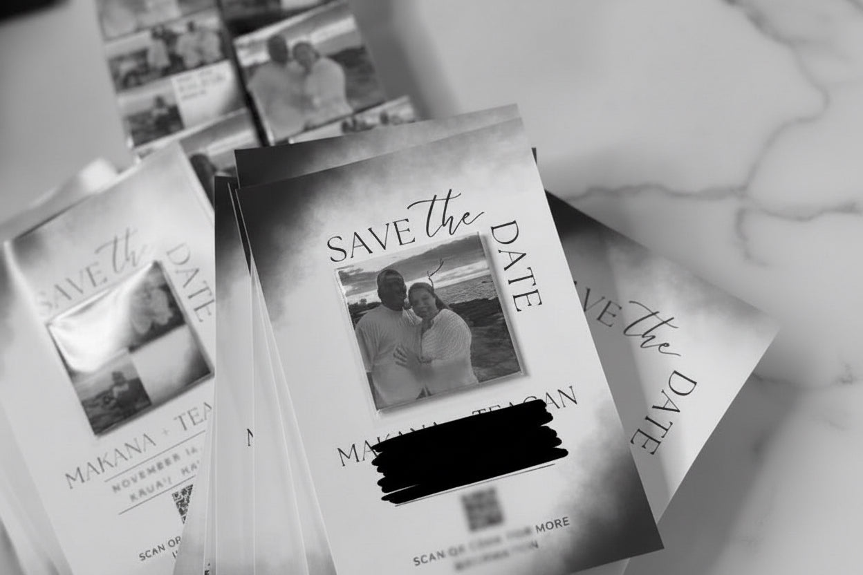 Bulk Pack -Custom Photo Magnets (2.5”X2.5”) & Card Set